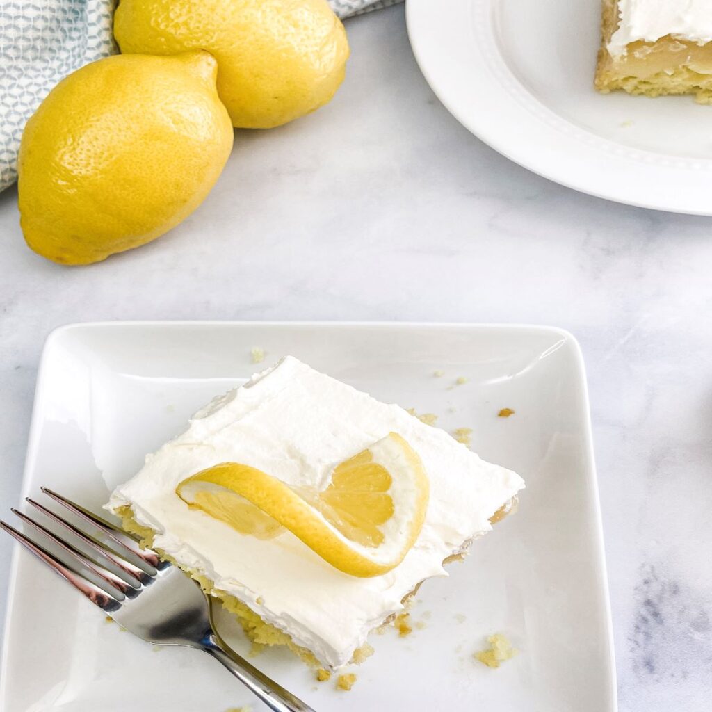 Refreshing Lemonade Cake | The Tickled Tastebud