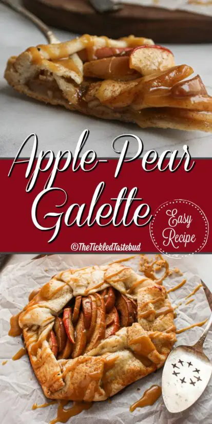 Easy recipe Apple-Pear Galette