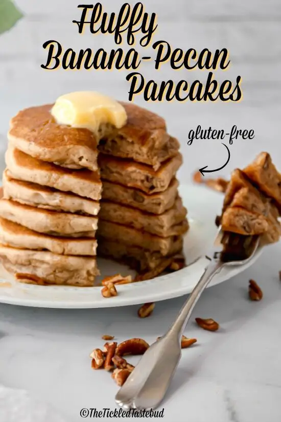 Fluffy Banana-Pecan Pancakes 
