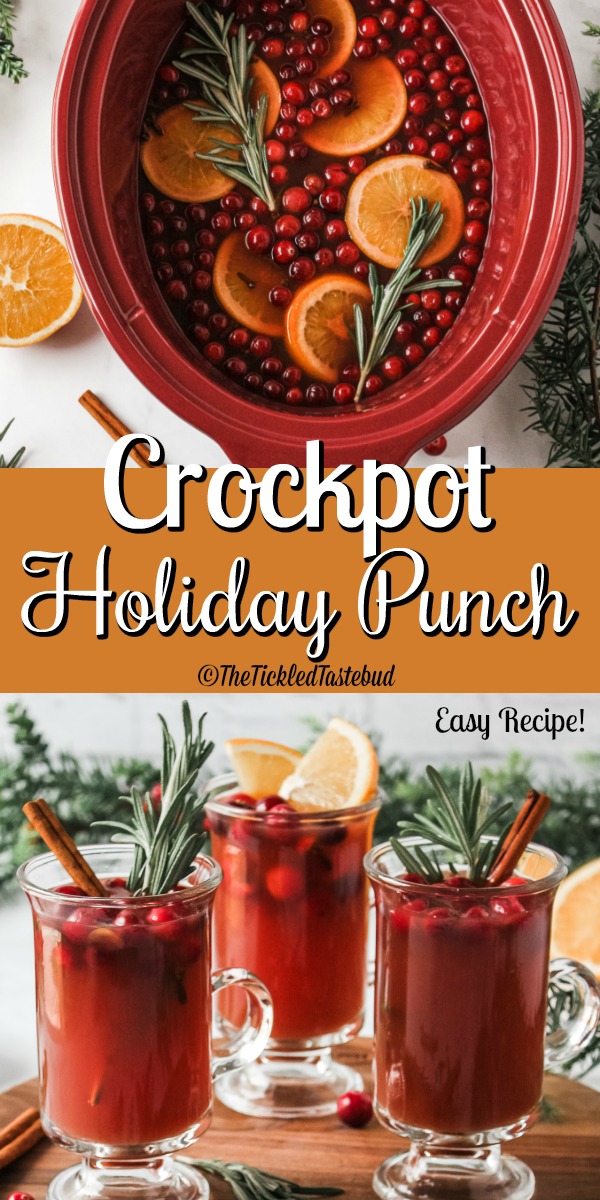 Crockpot Holiday Punch | The Tickled Tastebud