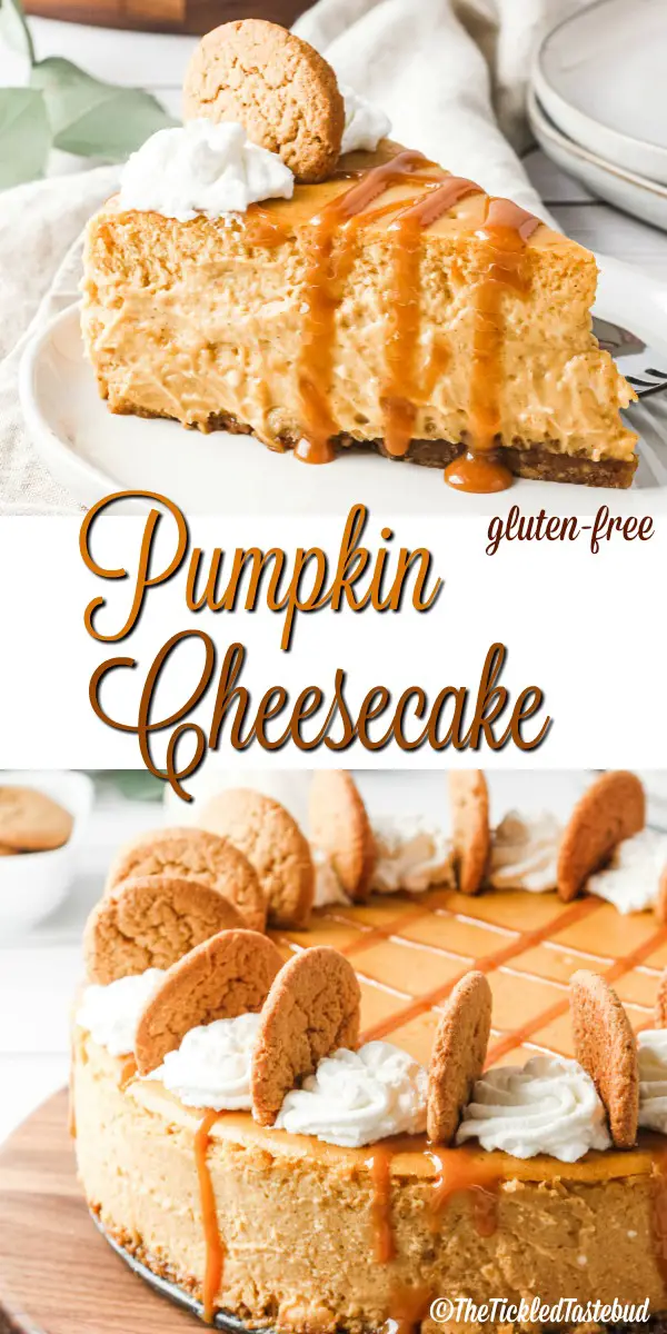 Pumpkin Cheesecake (gluten-free) | The Tickled Tastebud