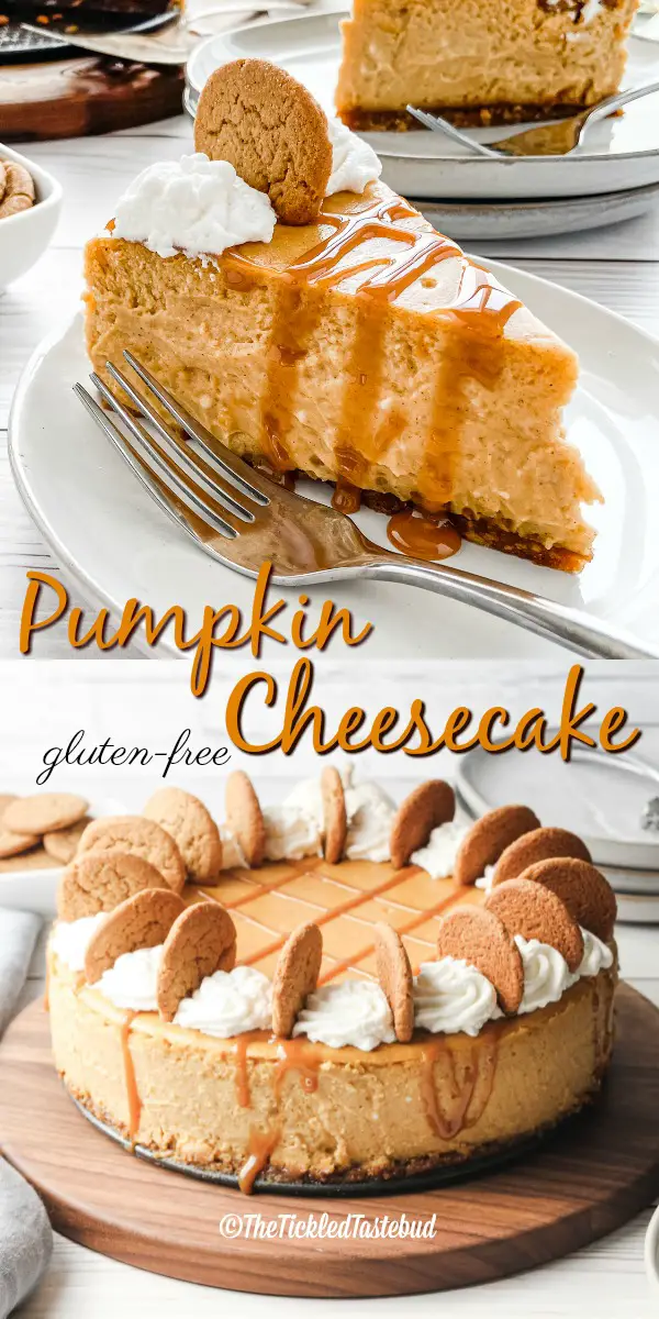 Pumpkin Cheesecake (gluten-free) | The Tickled Tastebud