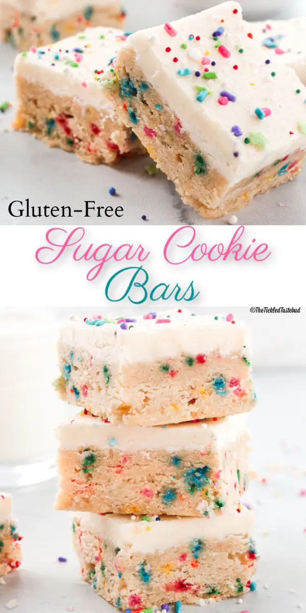 Sugar Cookie Bars (Gluten-Free) | The Tickled Tastebud