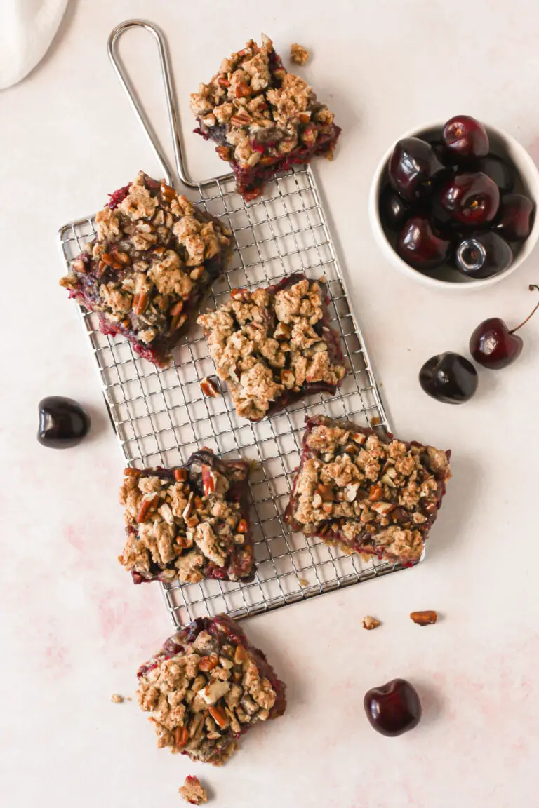 Oatmeal Cherry Bars (GlutenFree) The Tickled Tastebud