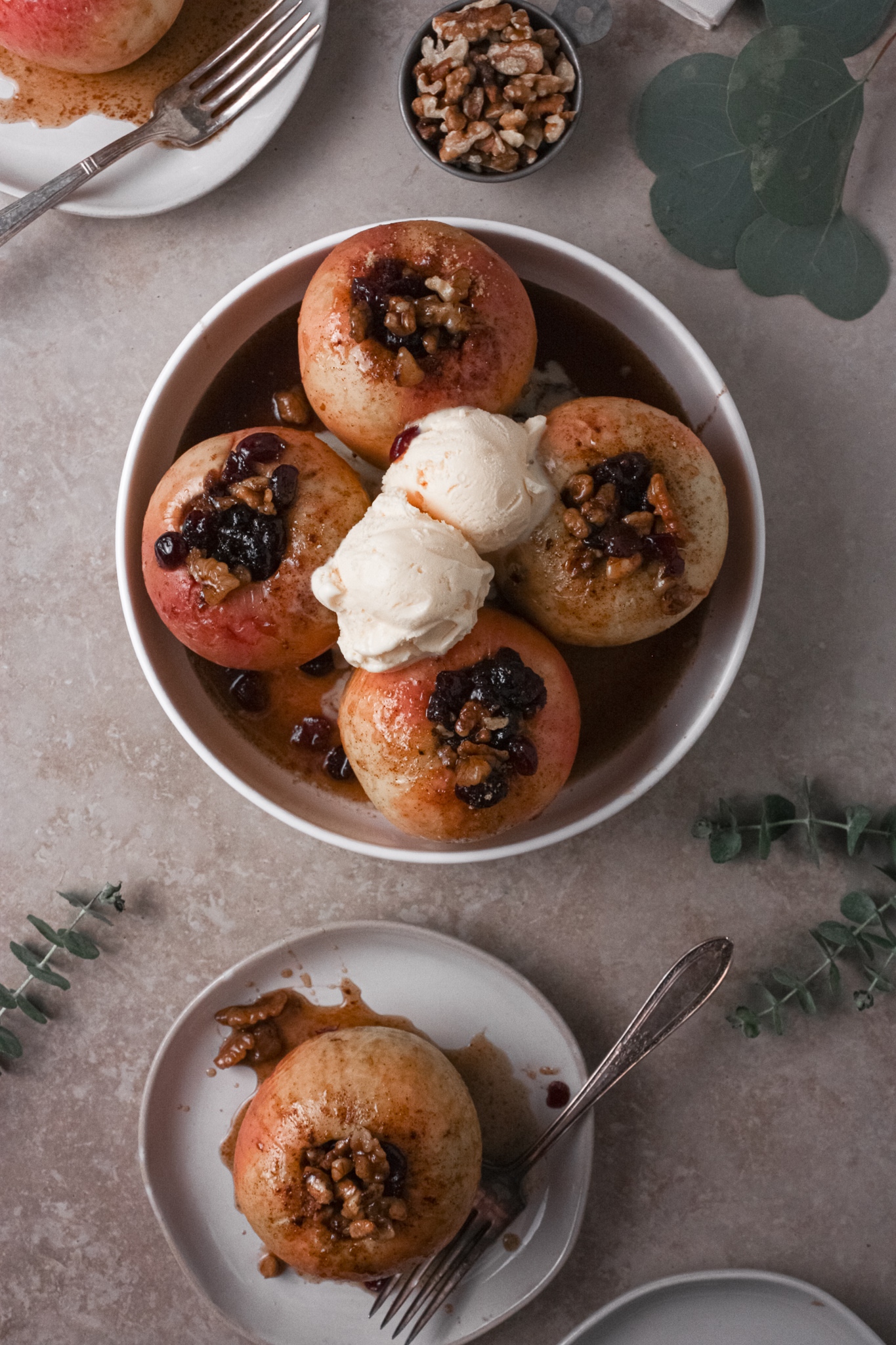 Baked Stuffed Apples | The Tickled Tastebud