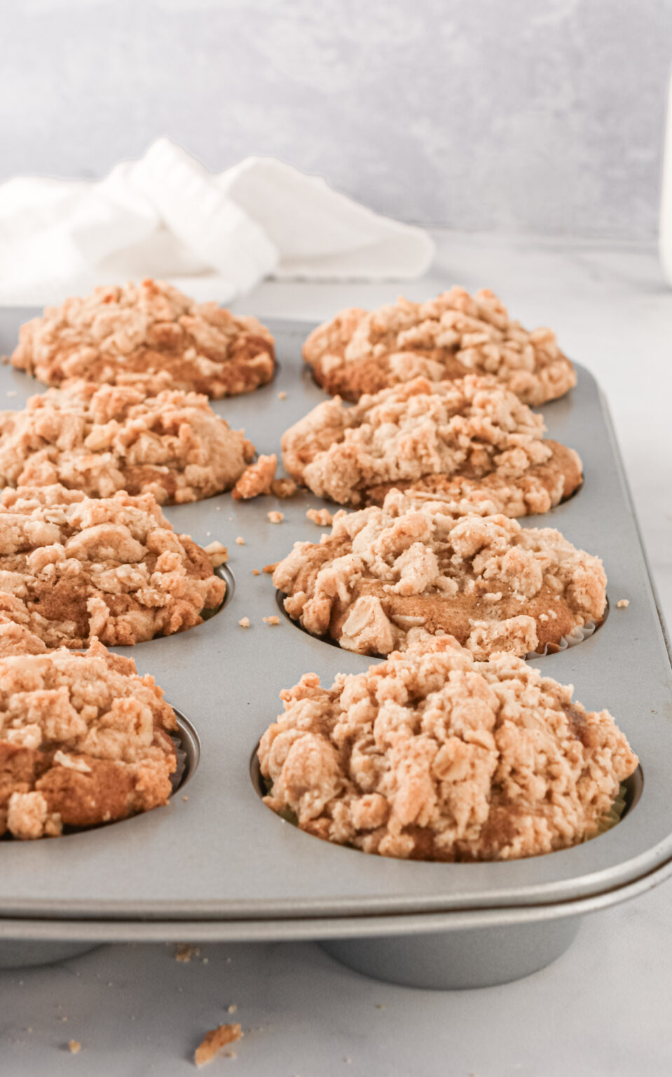 Applesauce Walnut Muffins The Tickled Tastebud