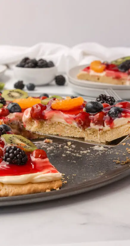 Slice of Fruit Pizza.